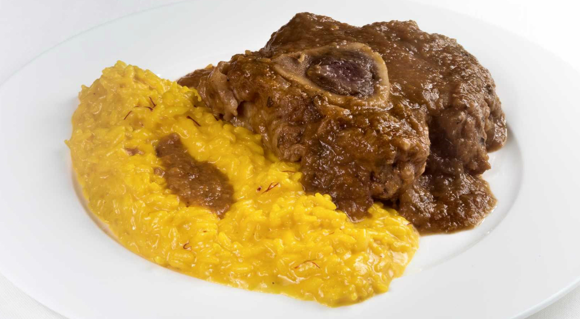 Risotto alla milanese con l'ossobuco