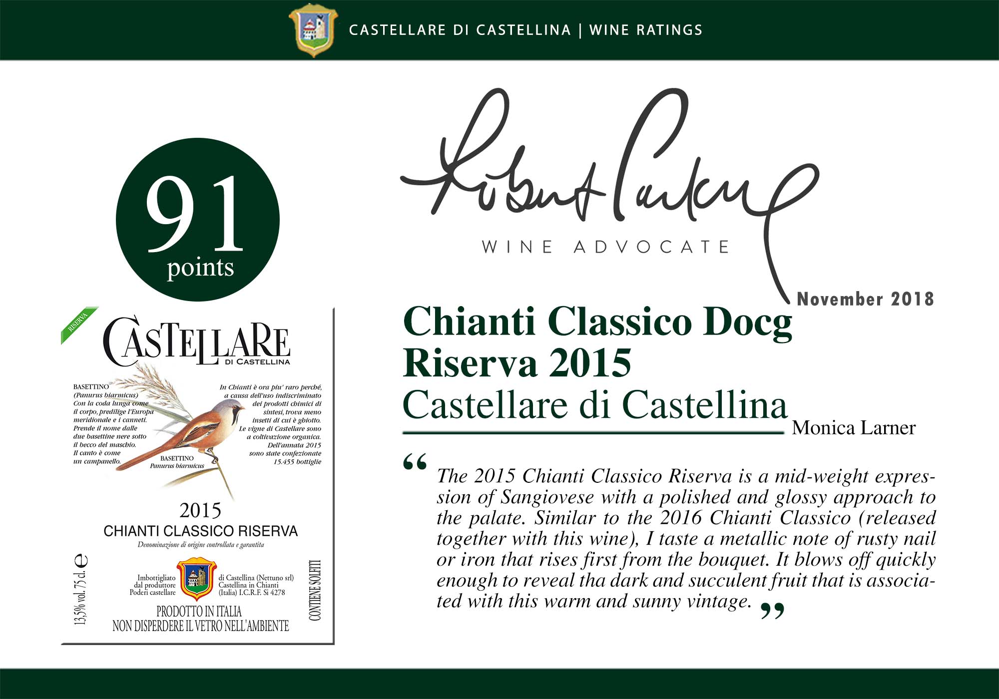 Chianti Classico Riserva 2015