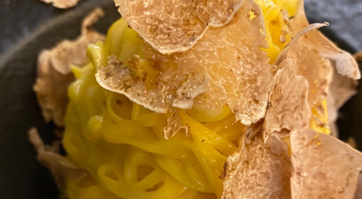 Tagliolini with white truffle